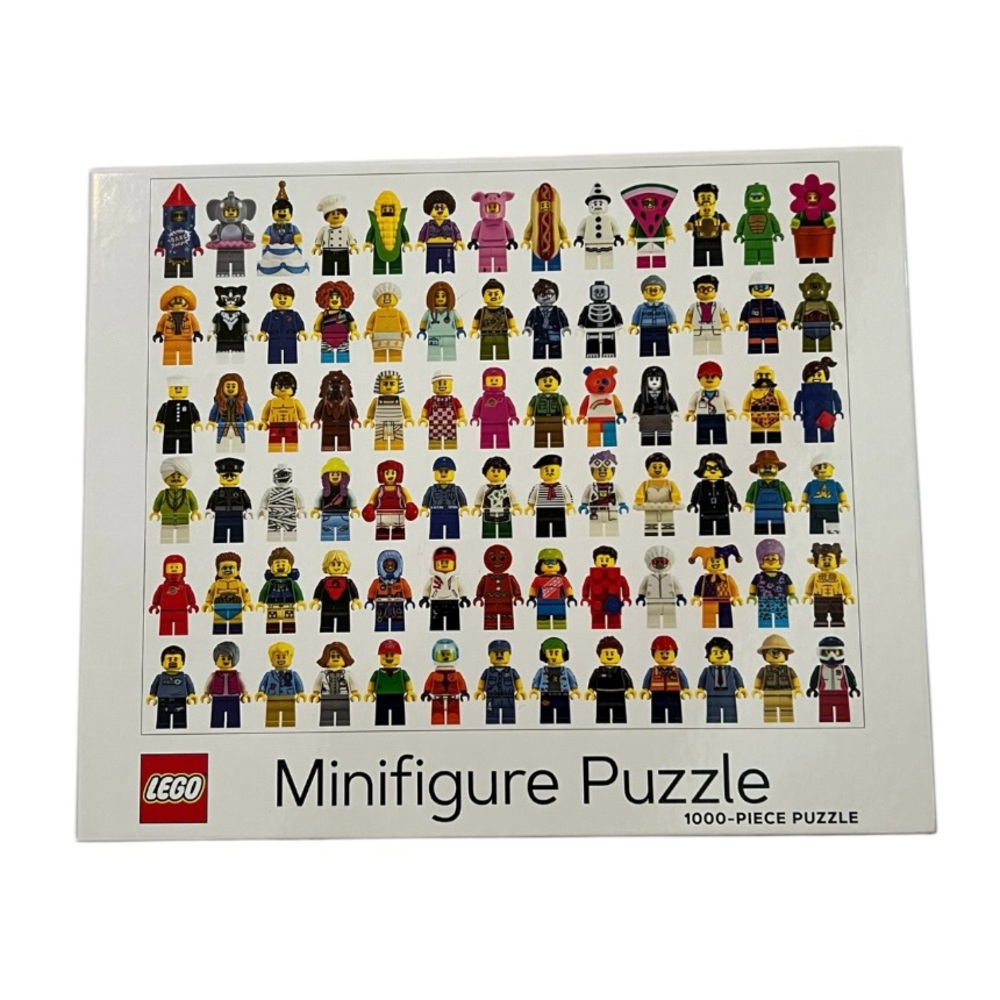 Lego Vibrant Minifigure Puzzle Game with Diverse Characters Excellent Condition